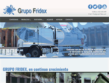 Tablet Screenshot of grupofridex.com